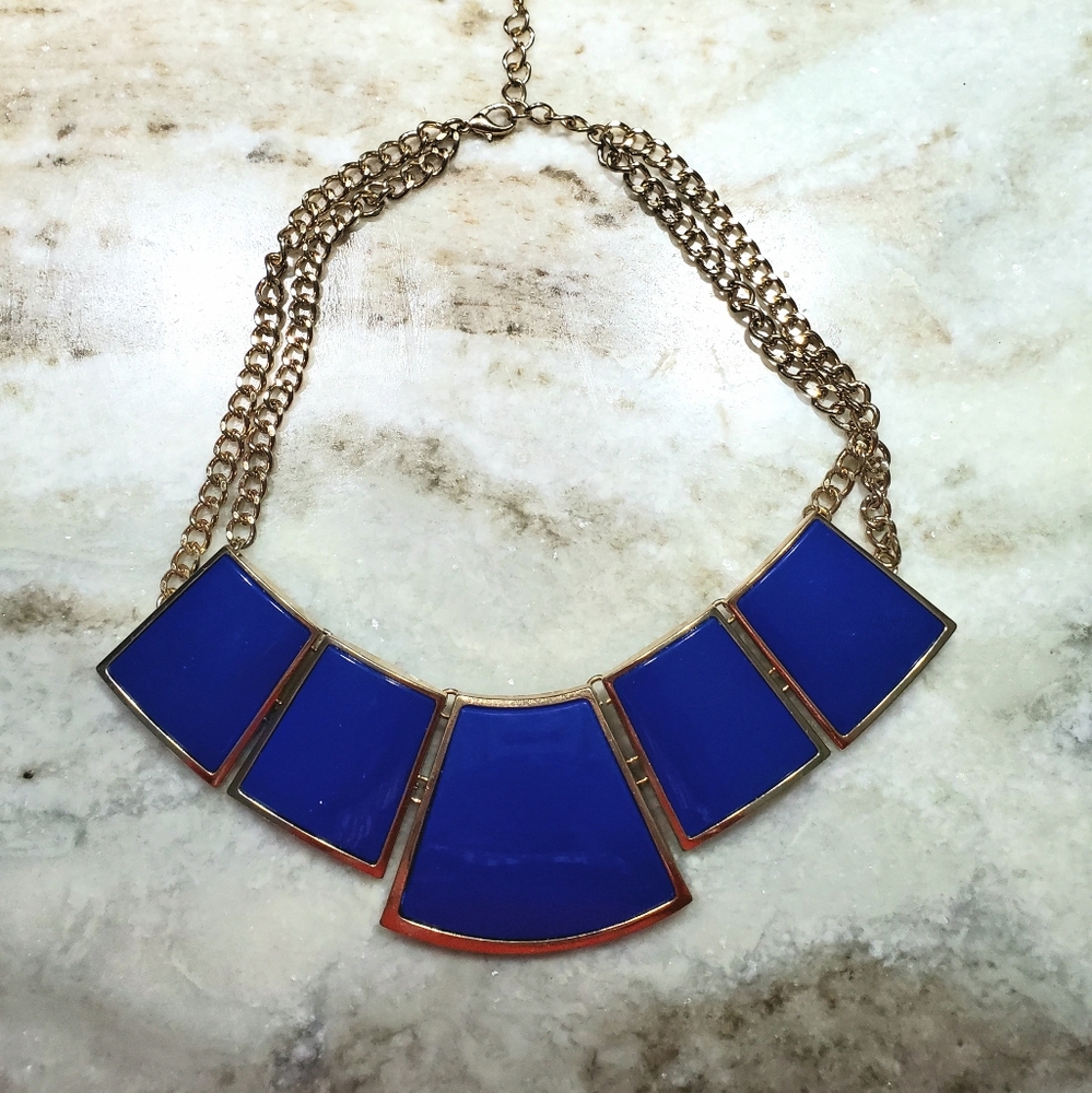 Blue necklace